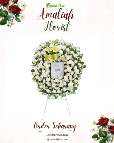 Krans Bunga Duka Cita di Kadujajar